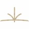 Ekena Millwork Davenport Rough Sawn Timber Gable Bracket, Douglas Fir, 108"W x 54"H x 2"D x 4"F, 12/12 Pitch GBW108X54X0204DAV00RDF - alternate 1